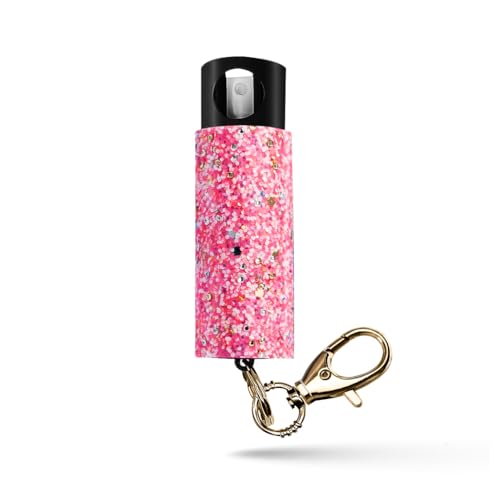 Confeti Color Llavero De Gas Pimienta Elegante – Alcance De 16 Pies