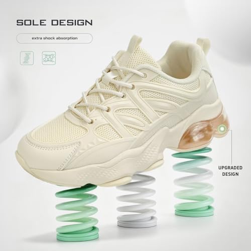 Zapatillas Deportivas Mujer con Cámara de Aire y Malla Transpirable