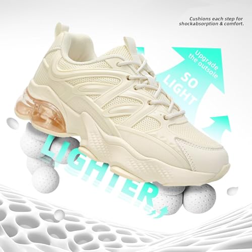 Zapatillas Deportivas Mujer con Cámara de Aire y Malla Transpirable