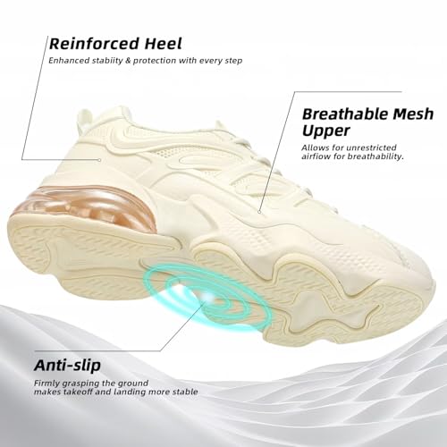 Zapatillas Deportivas Mujer con Cámara de Aire y Malla Transpirable