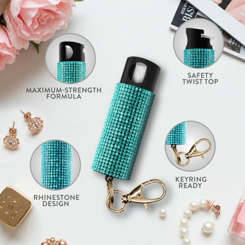 Llavero De Gas Pimienta Elegante – Alcance De 16 Pies