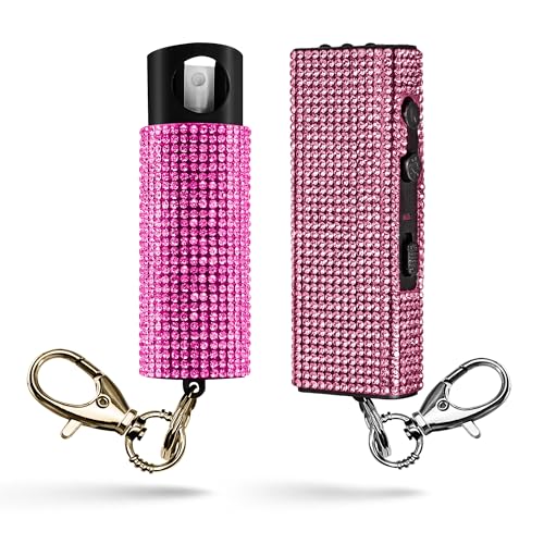 Set De Defensa Personal Con Spray Pimienta Y Táser Recargable