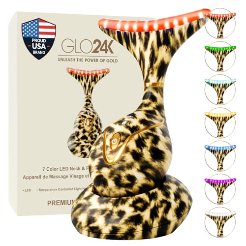 Guepardo Color Masajeador Facial y de Cuello con Luz LED y Vibración
