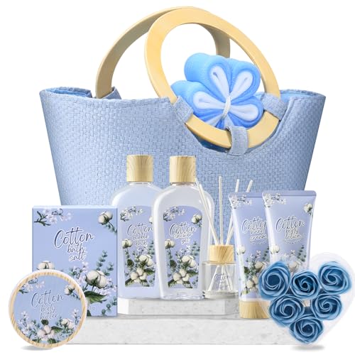 Algodón Aroma Set De Regalo Spa De Lavanda 10 Piezas Para Mujer