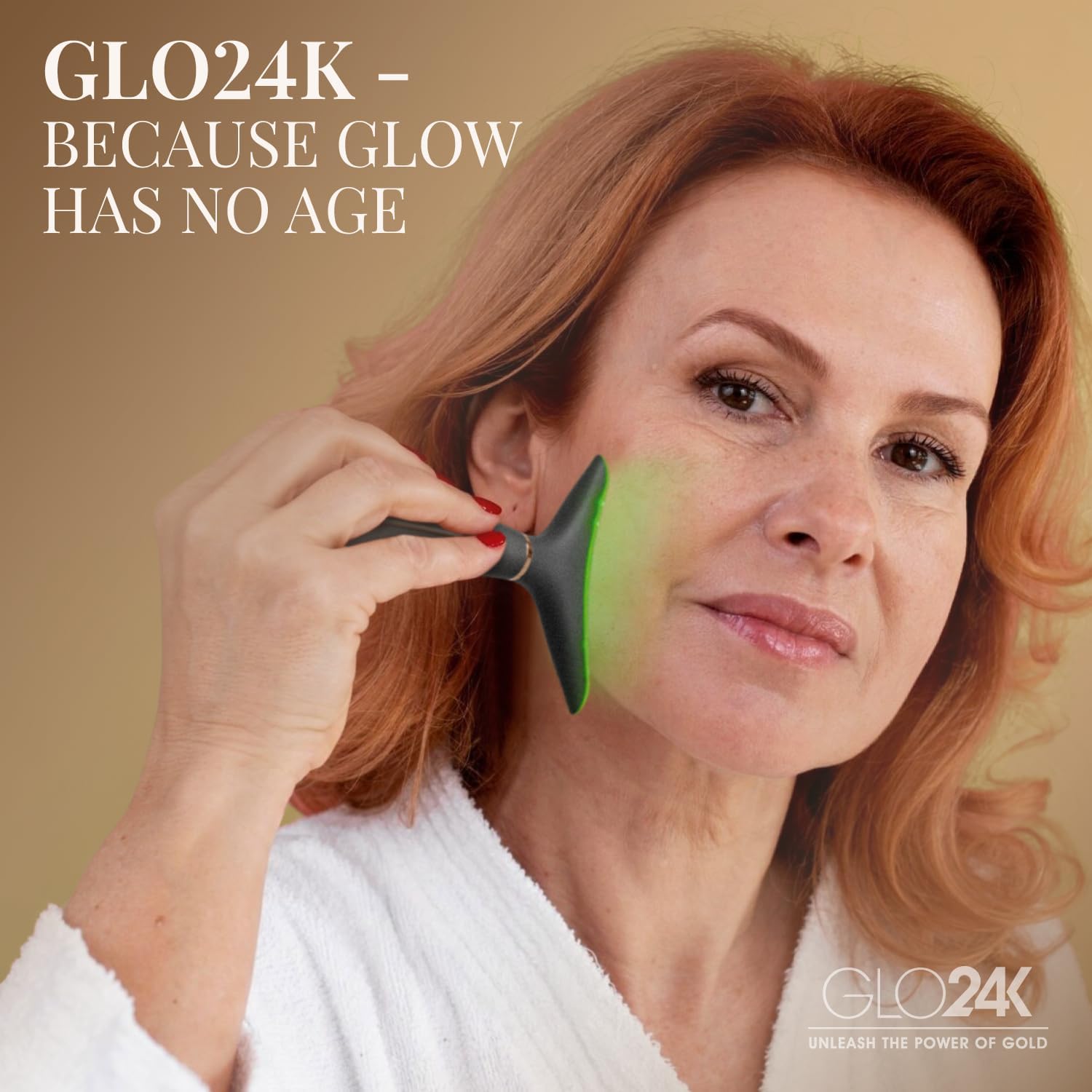 Masajeador Facial y de Cuello con Luz LED y Vibración