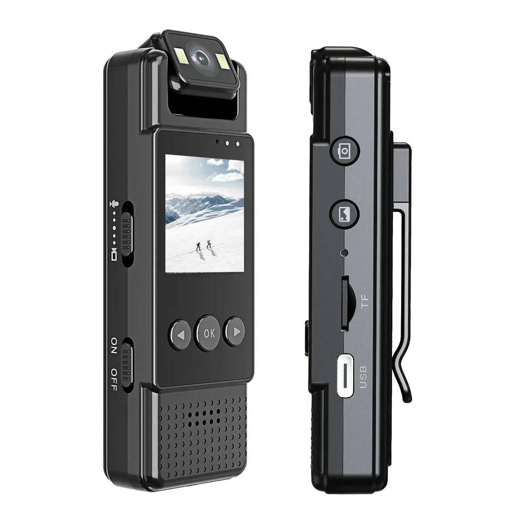 Mini Cámara Corporal Digital 1080P con 64GB – WiFi y Visión Nocturna