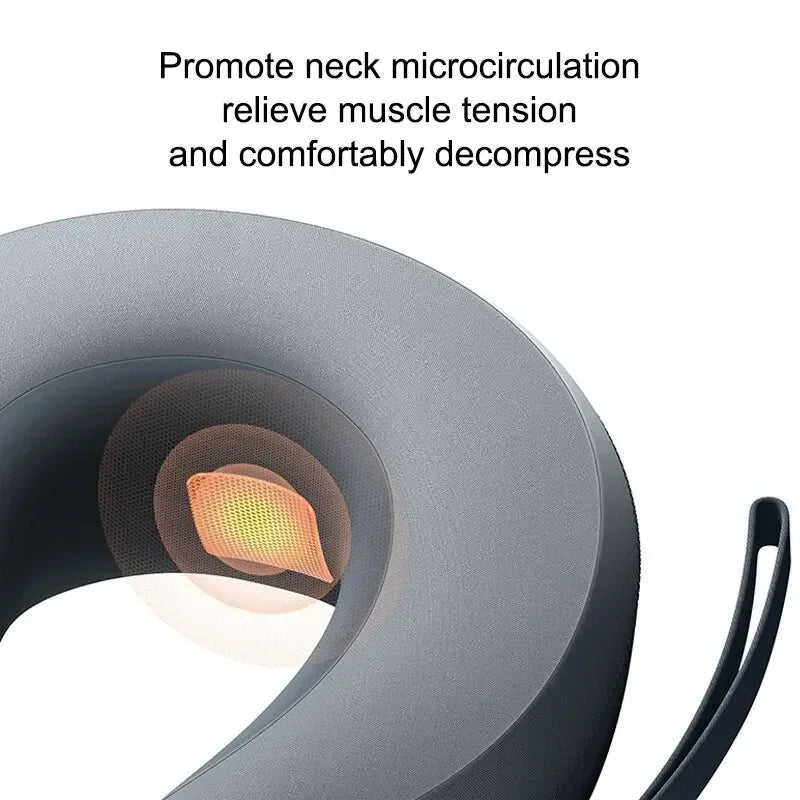 Smart Neck and Shoulder Vibration Device with App Control Grey-3