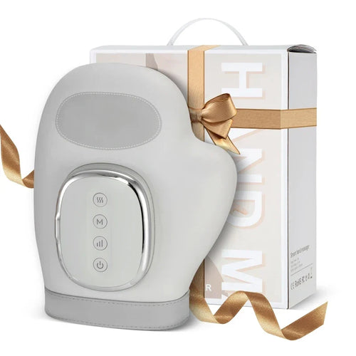 5-Level Electric Hand Vibration Device with Hot Compress Grey-1