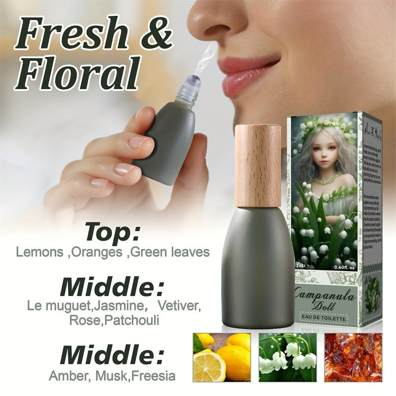 Perfume de Lirio del Valle Sin Alcohol 12ml – Fragancia Floral Delicada