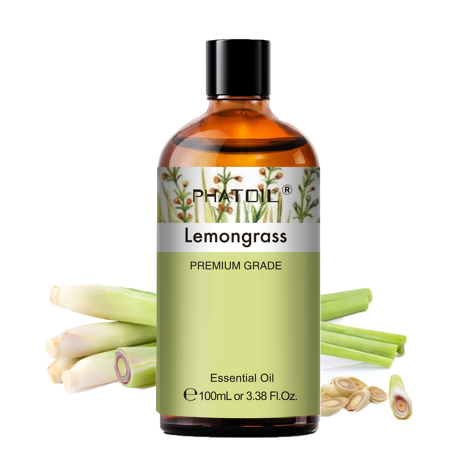 Aceite Esencial de Hierba Limón 100ml para Difusores y Humidificadores