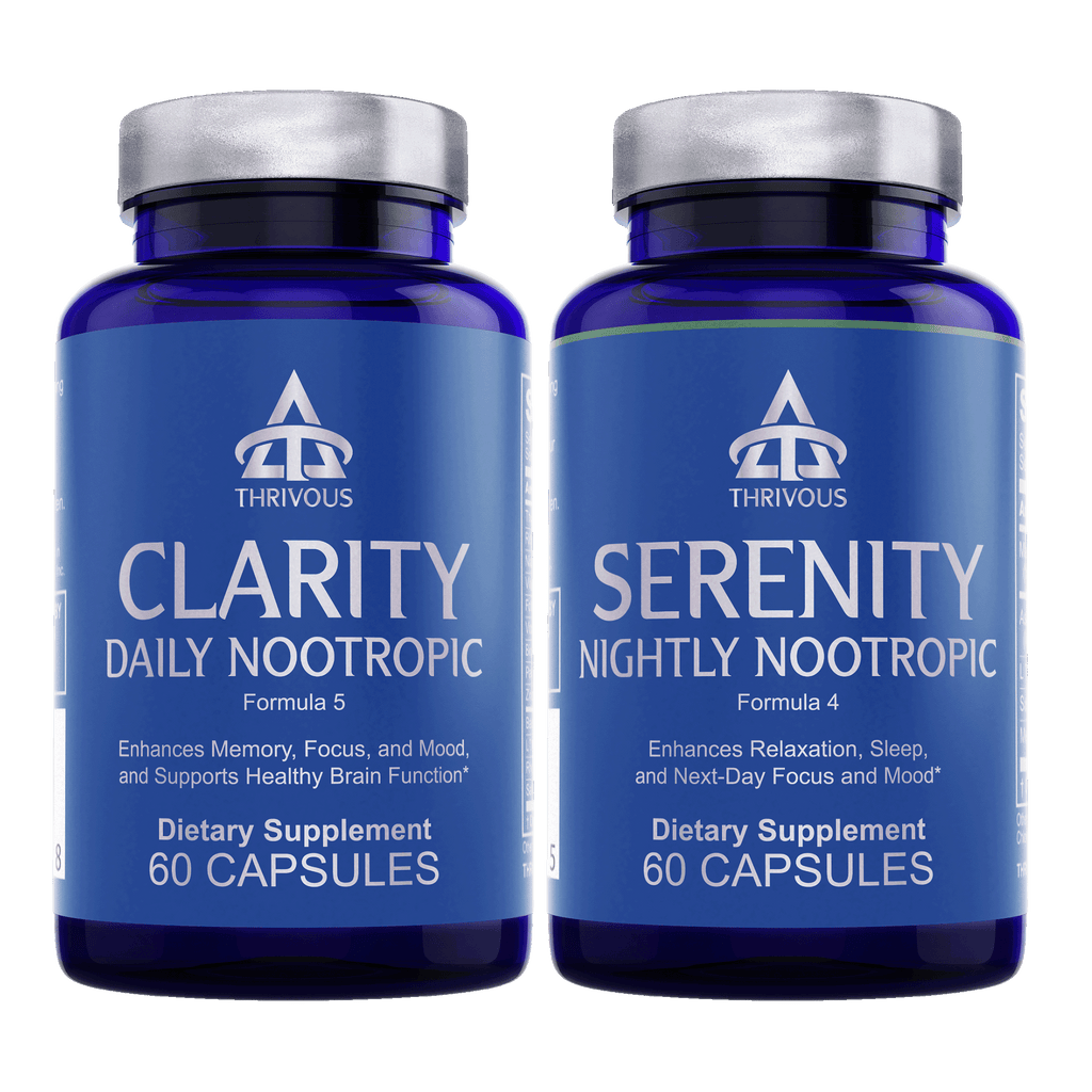 Stack Claridad y Serenidad – Suplemento Nootrópico Natural 120 Cápsulas