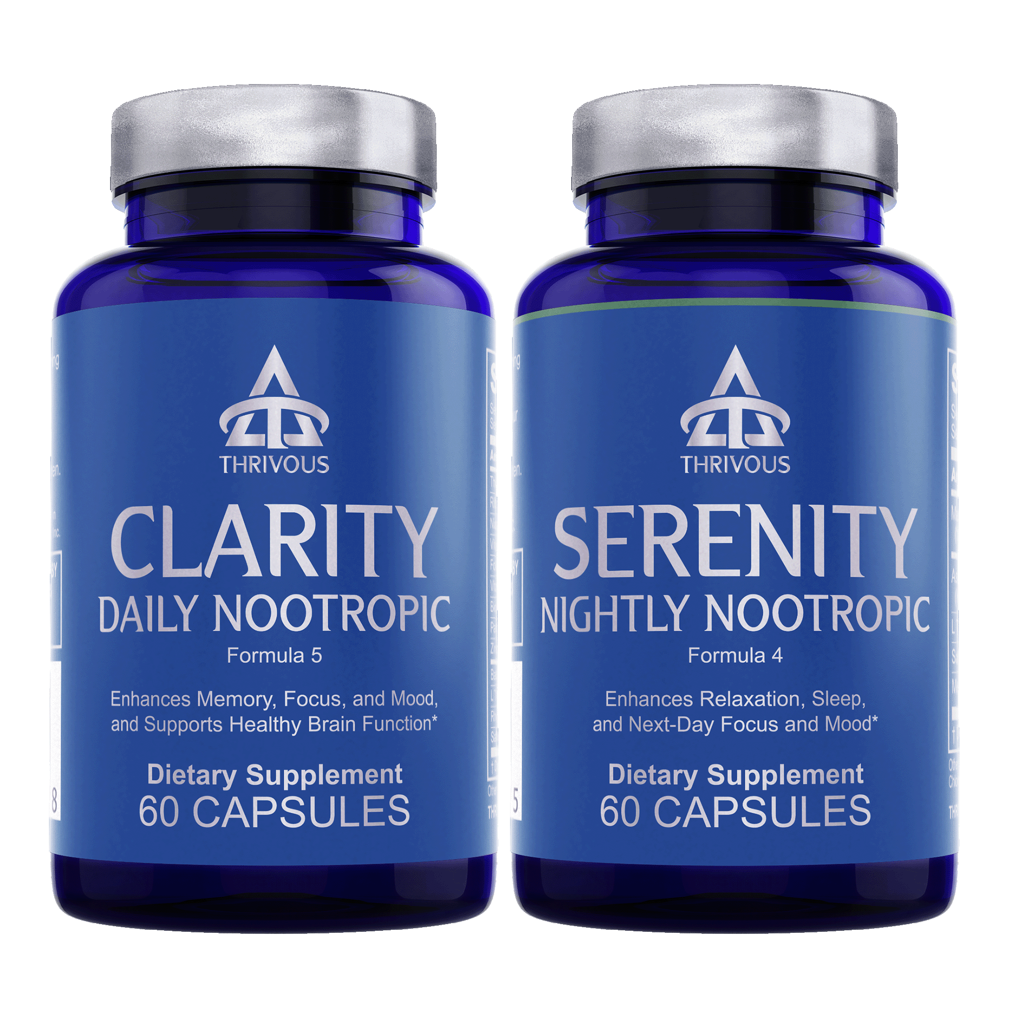 Stack Claridad y Serenidad – Suplemento Nootrópico Natural 120 Cápsulas